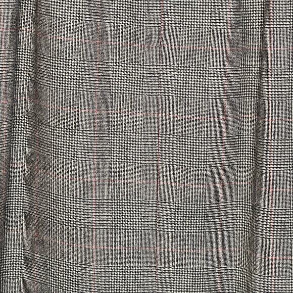 Vintage glen check plaid pleated below the knee skirt Size 12 - Picture 3 of 7